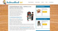 Desktop Screenshot of kinderwerkbanktest.com