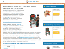 Tablet Screenshot of kinderwerkbanktest.com